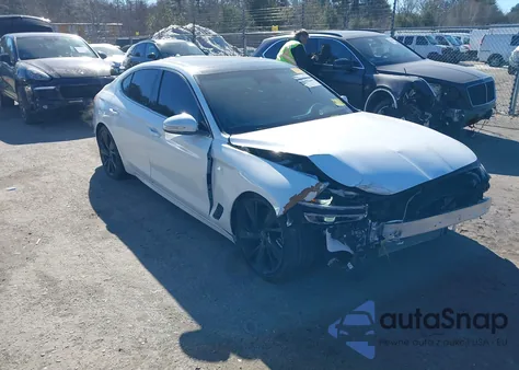 2022 Genesis G70 3.3T Awd из США, поврежденный, VIN KMTG54TE3NU085397